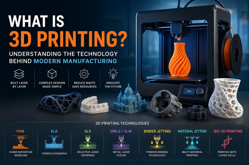What is 3D Printing? Understanding the Technology Behind Modern Manufacturing