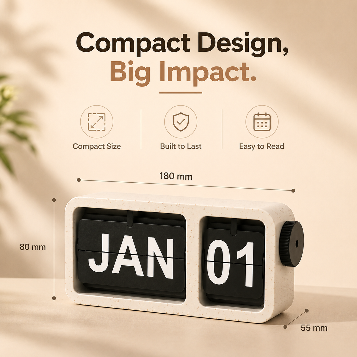 Flip Calendar | Desk Calendar | Gixel Labs